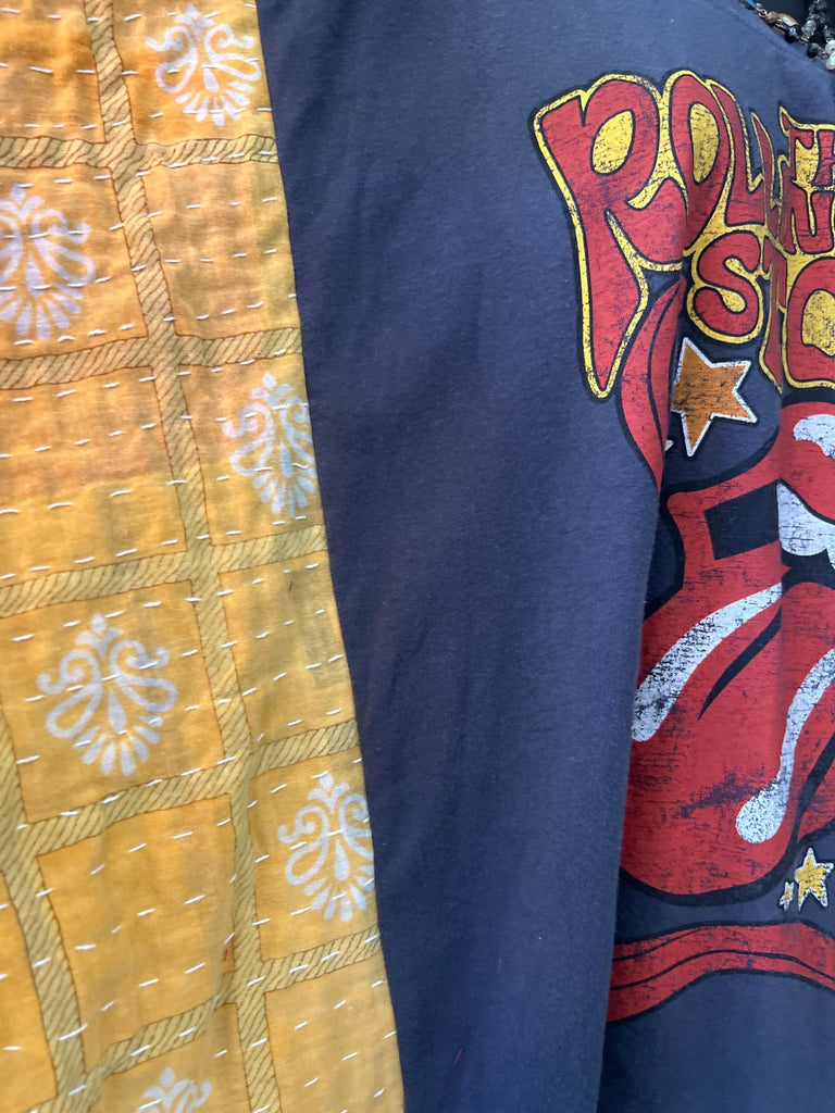The Rolling Stone’s EST 1962 kantha poncho - Main Street Threads