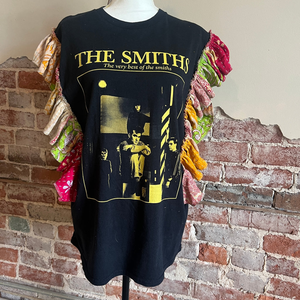 The Smiths Concert Kantha ruffle sleeves festival tee - Main Street Threads