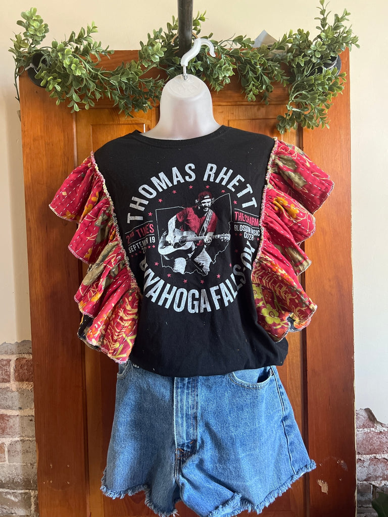 Thomas Rhett kantha ruffle tee - Main Street Threads