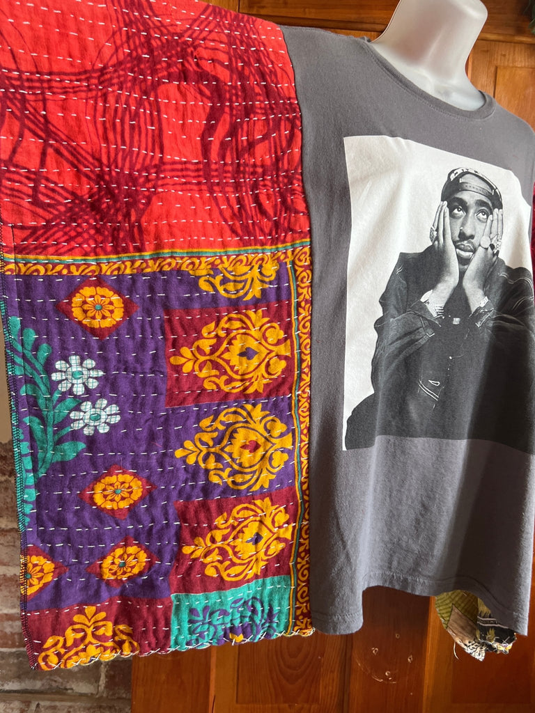 Tupac kantha poncho - Main Street Threads