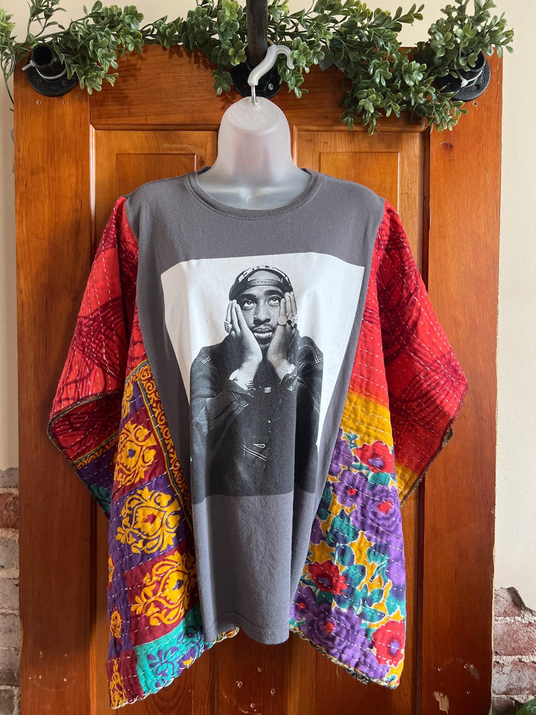 Tupac kantha poncho - Main Street Threads
