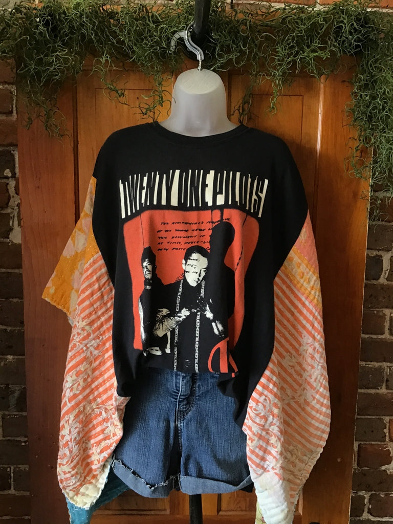 Twenty One Pilots kantha poncho - Main Street Threads