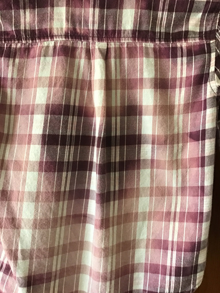 Upcycled Distressed Plaid Flannel - Main Street Threads