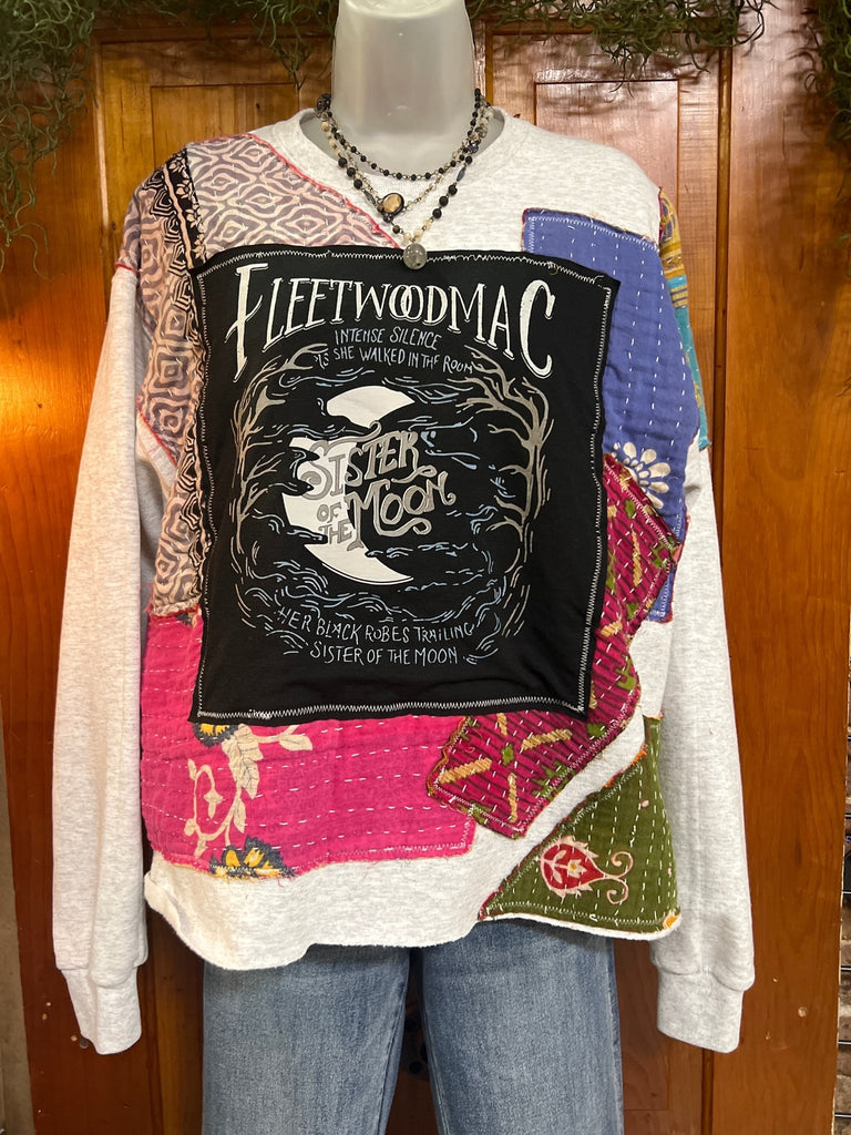 Upcycled Fleetwood Mac Sweatshirt - Main Street Threads
