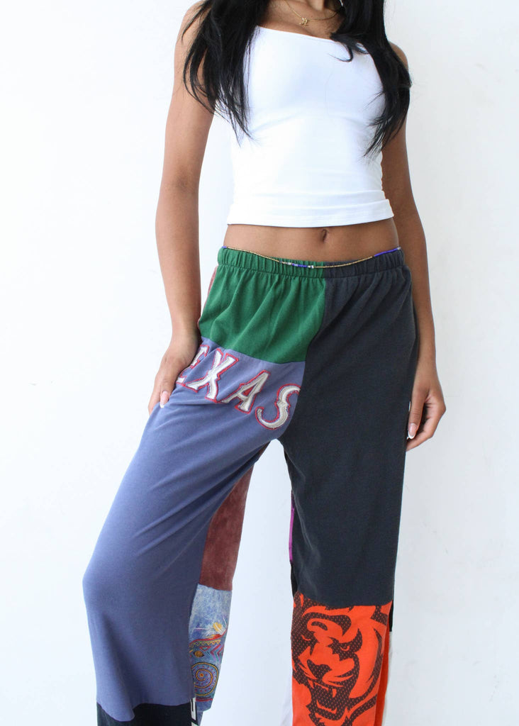 Upcycled Graphic Tee Pants - Main Street Threads
