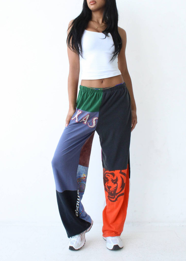Upcycled Graphic Tee Pants - Main Street Threads