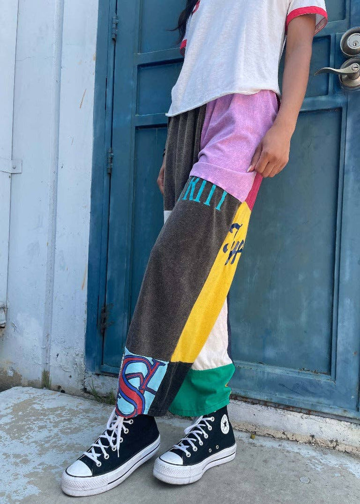 Upcycled Graphic Tee Pants - Main Street Threads