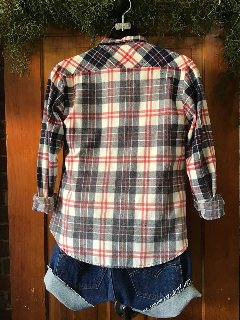 Upcycled Plaid Flannel - Main Street Threads