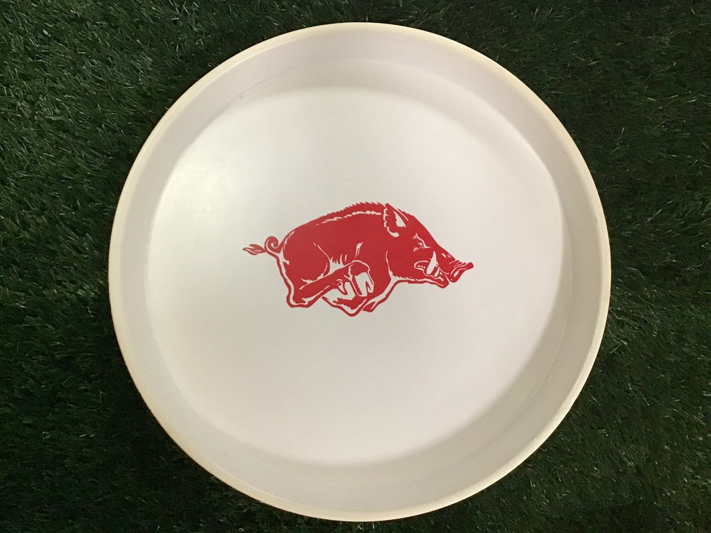 Vintage Arkansas Razorback platter - Main Street Threads