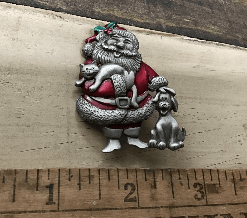 Vintage Christmas pin - brooch - Main Street Threads