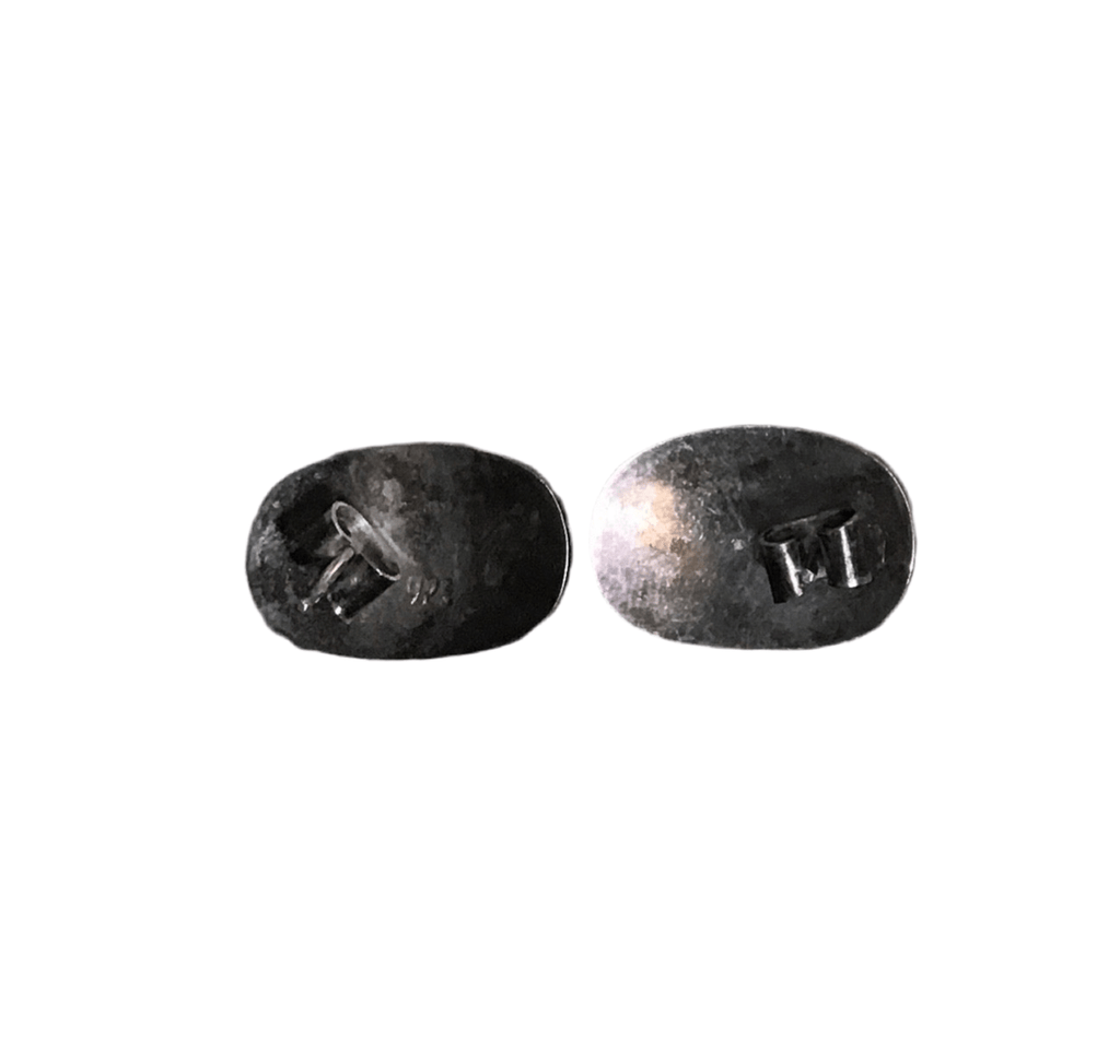 Vintage Sterling Silver Aztec/Mayan Bird Stud Earrings - Main Street Threads