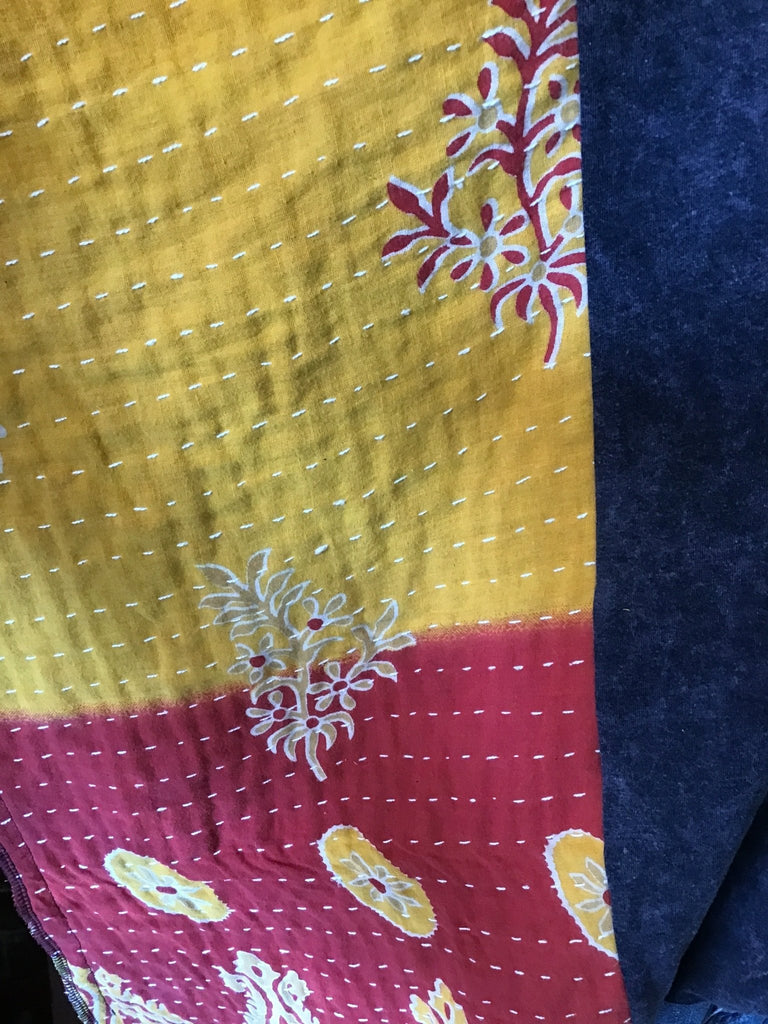 Willie Nelson kantha poncho - Main Street Threads