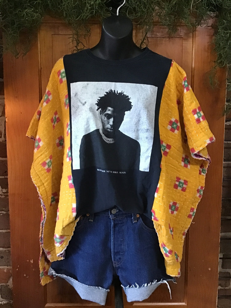 Young Boy kantha poncho - Main Street Threads