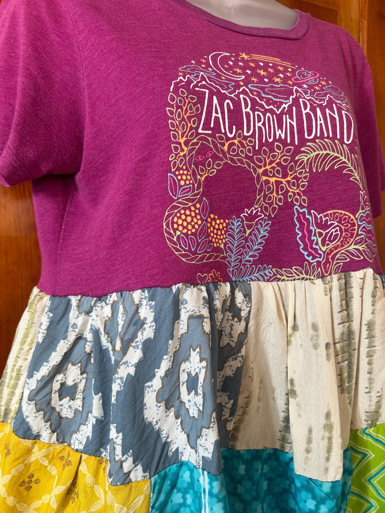 Zac Brown Band Babydoll Patchwork Top – Main Street Threads