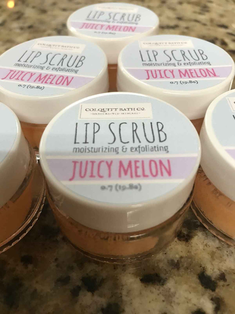 Colquitt Bath Co Lip Scrub, Juicy Melon 